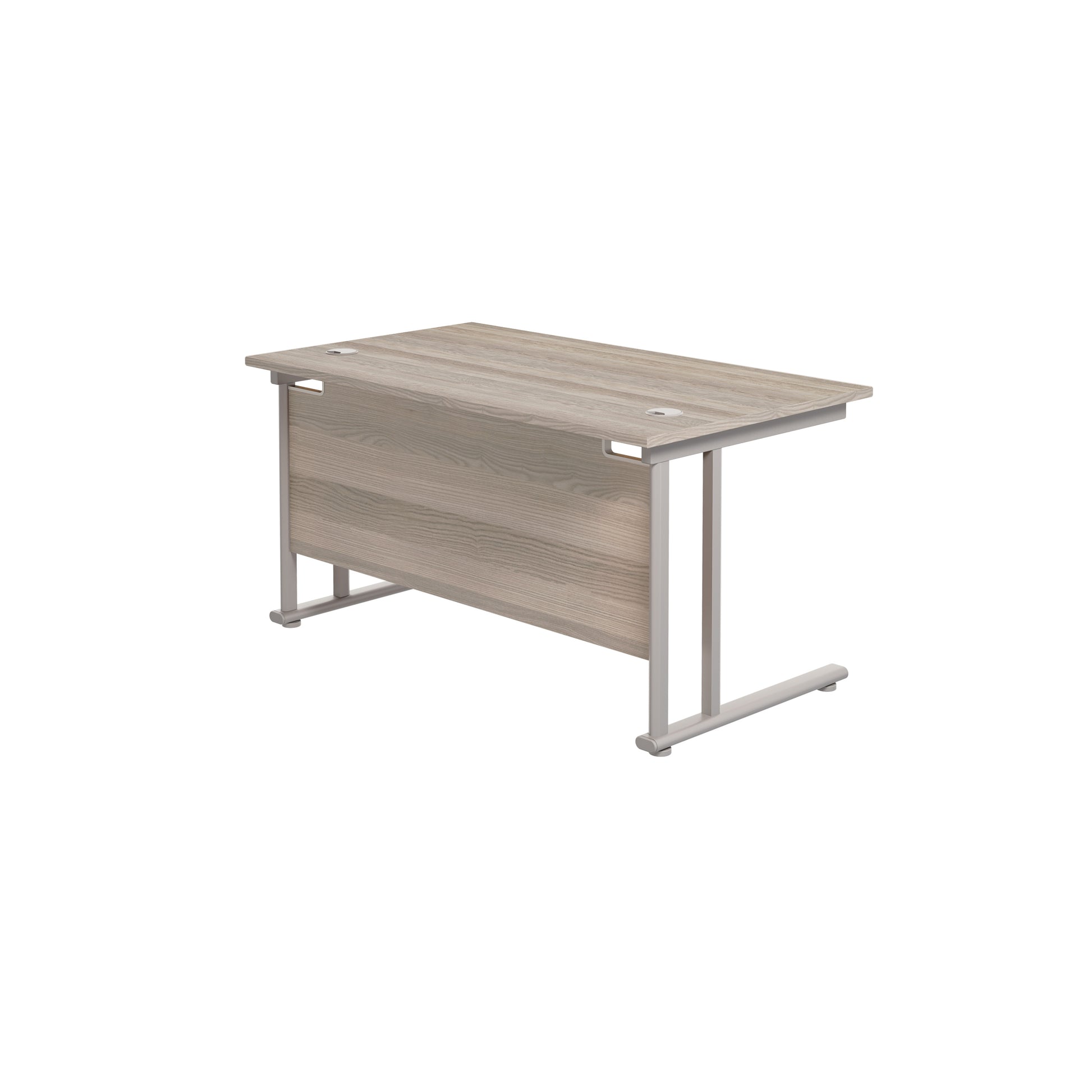 Twin Upright Rectangular Desk: 800mm Deep (FSC)