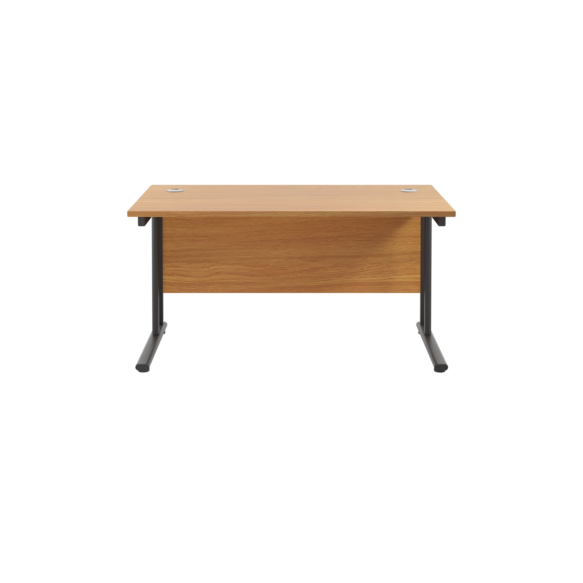 Twin Upright Rectangular Desk: 800mm Deep (FSC)