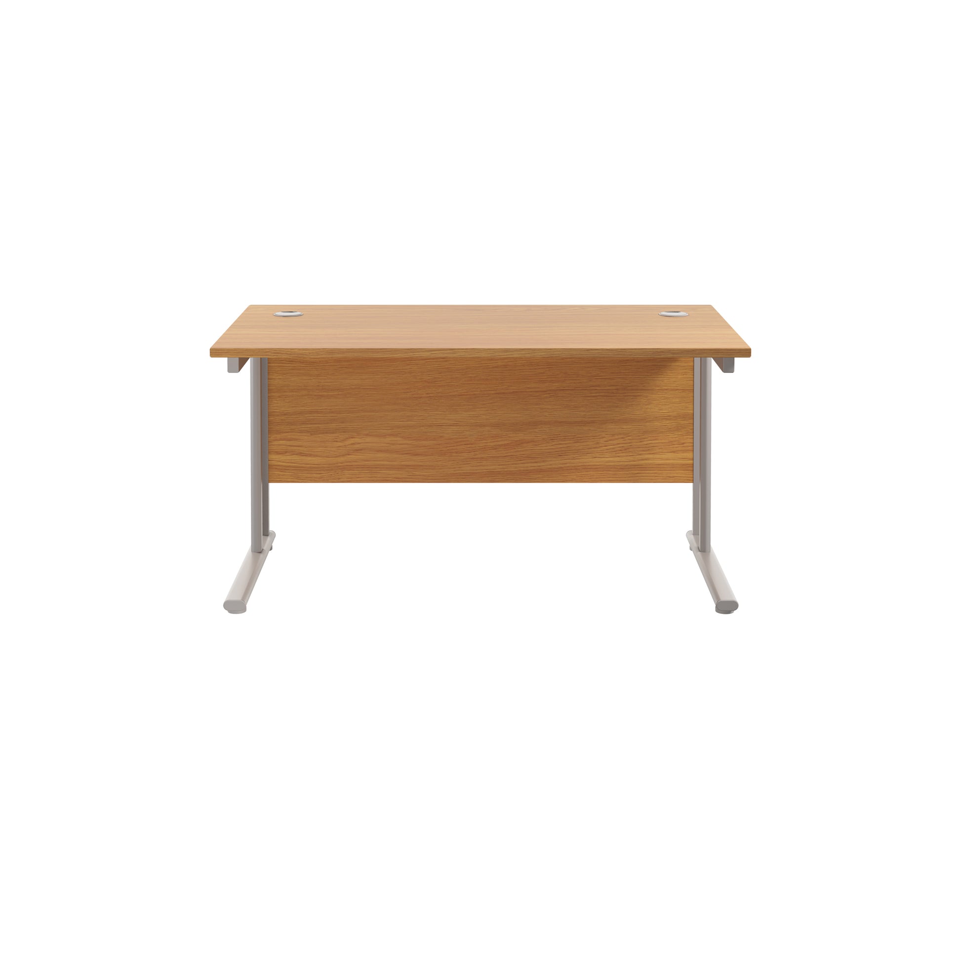 Twin Upright Rectangular Desk: 800mm Deep (FSC)