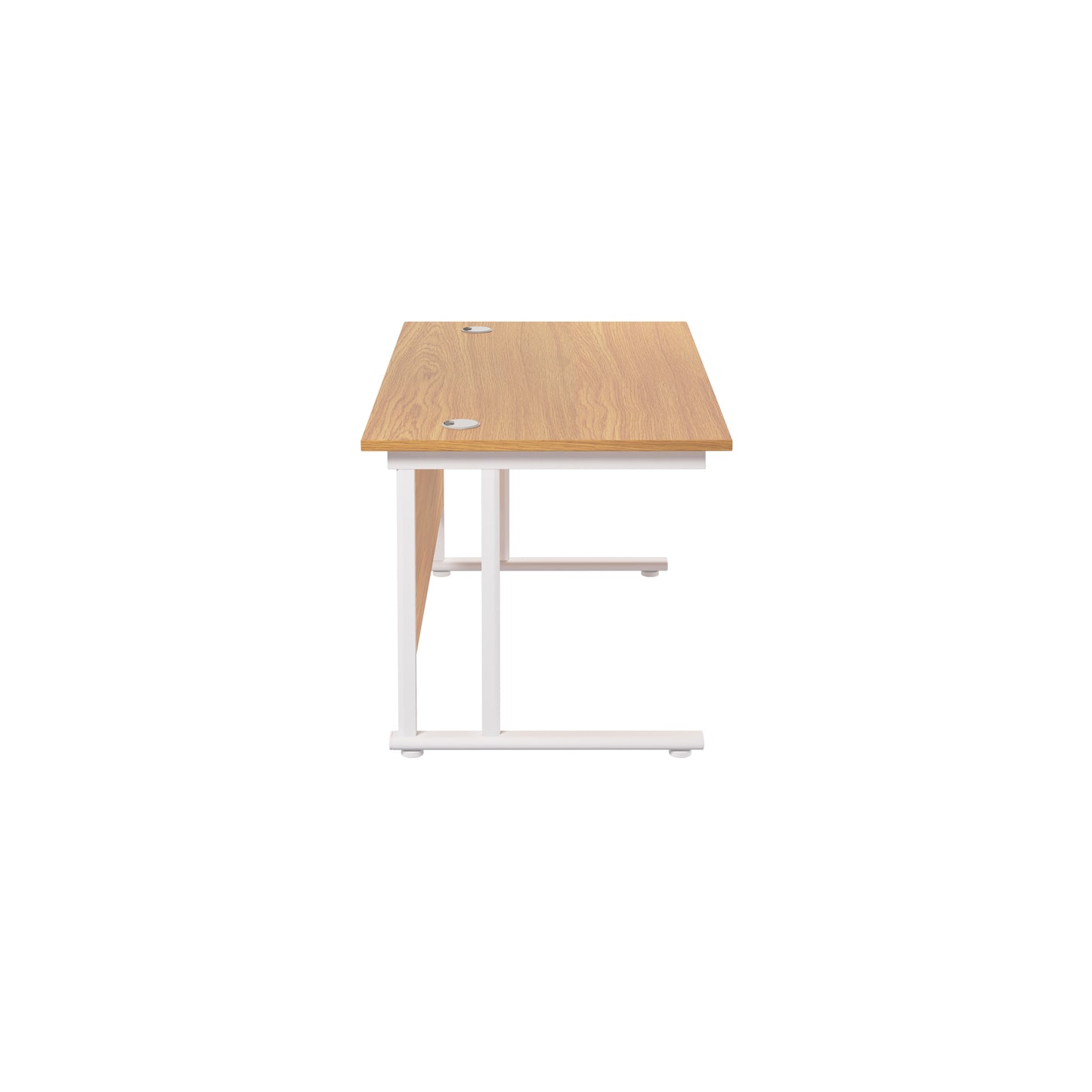Twin Upright Rectangular Desk: 800mm Deep (FSC)