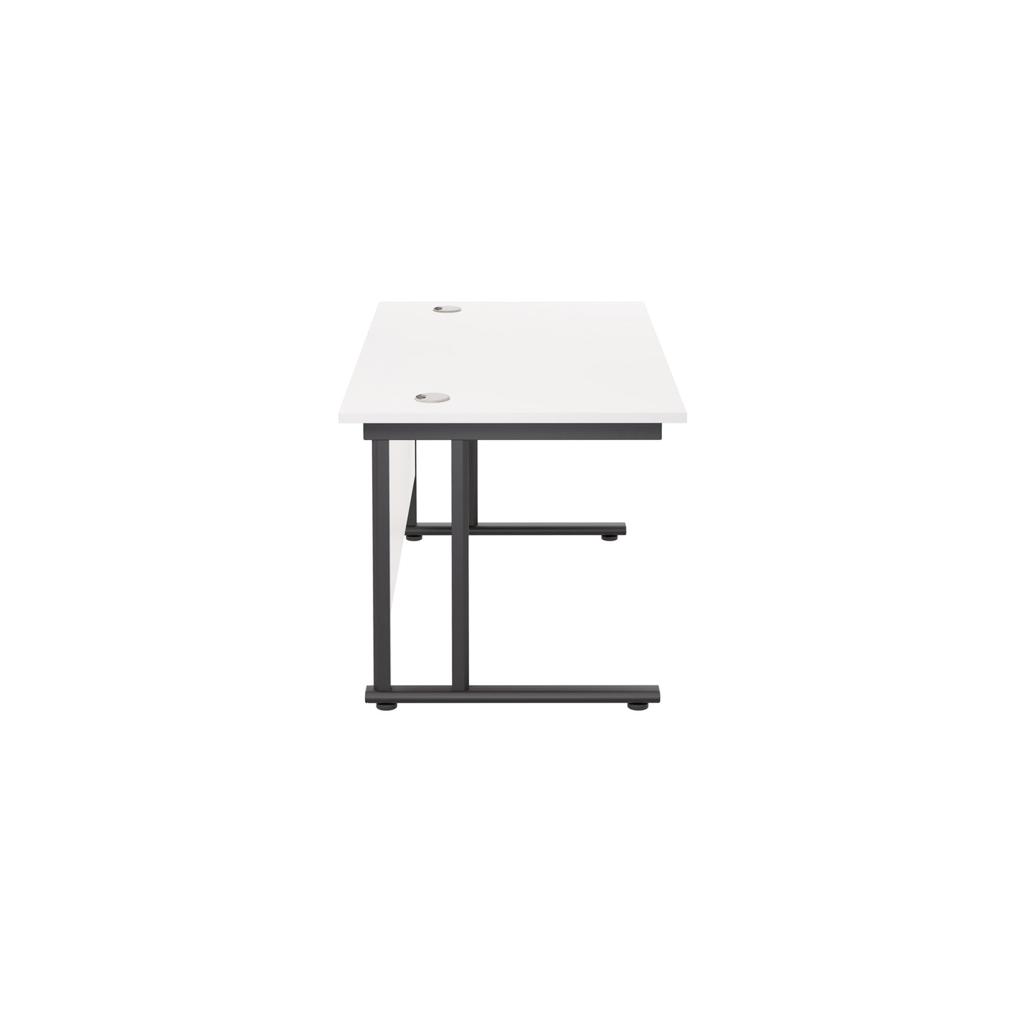 Twin Upright Rectangular Desk: 800mm Deep (FSC)