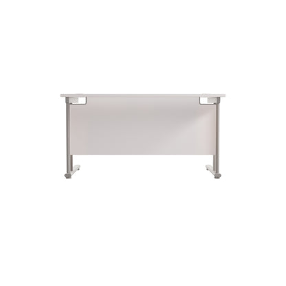 Twin Upright Rectangular Desk: 800mm Deep (FSC)
