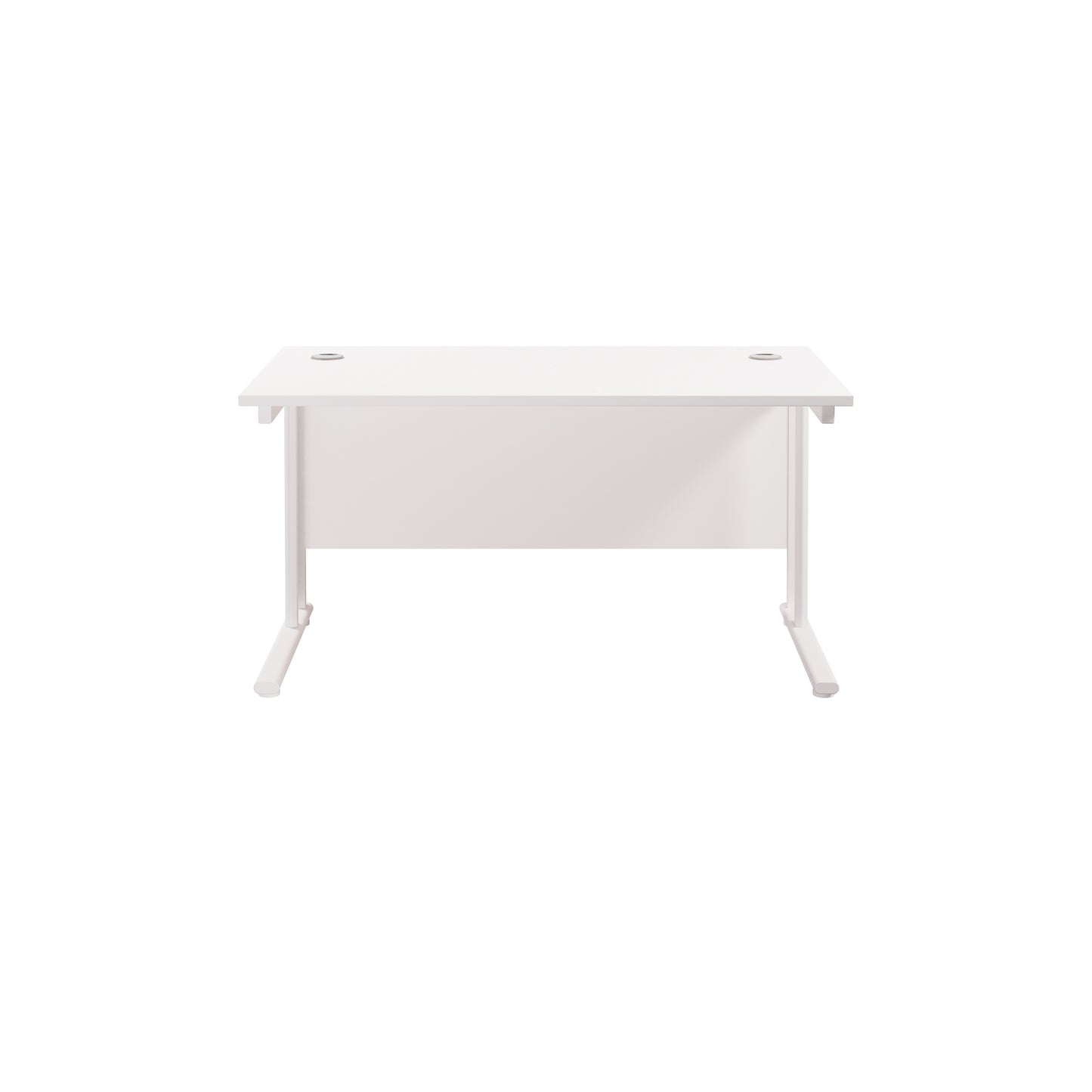 Twin Upright Rectangular Desk: 800mm Deep (FSC)