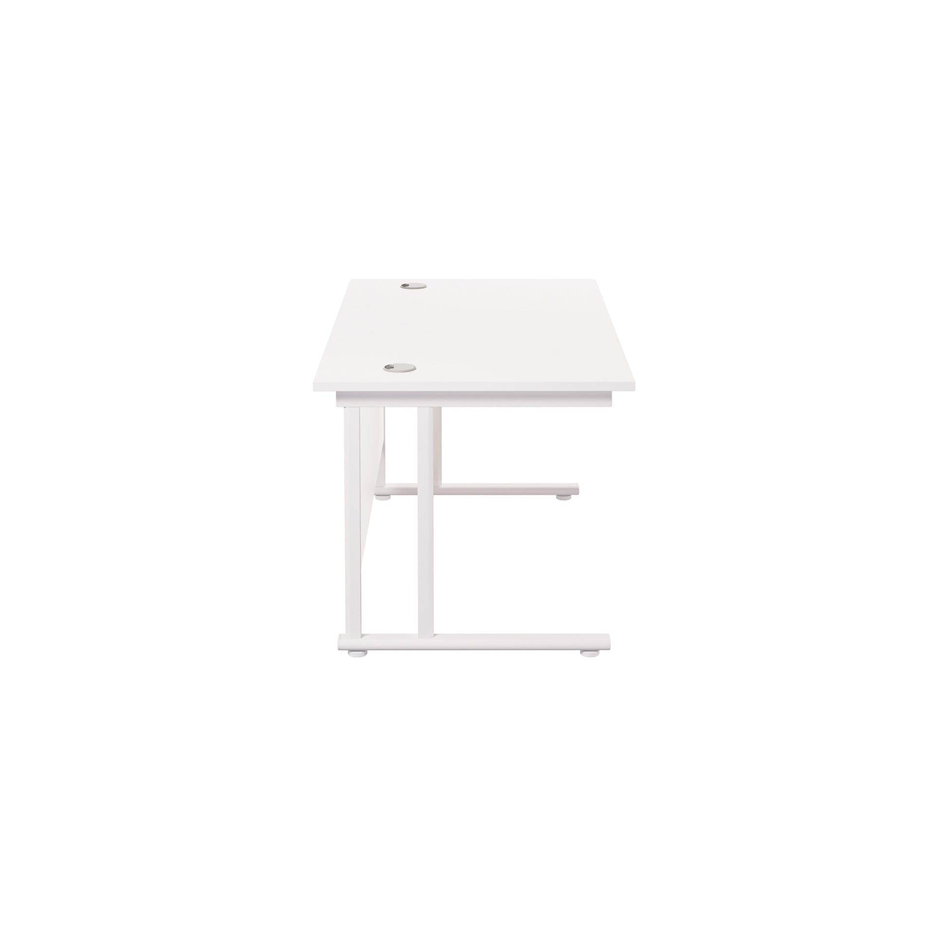 Twin Upright Rectangular Desk: 800mm Deep (FSC)