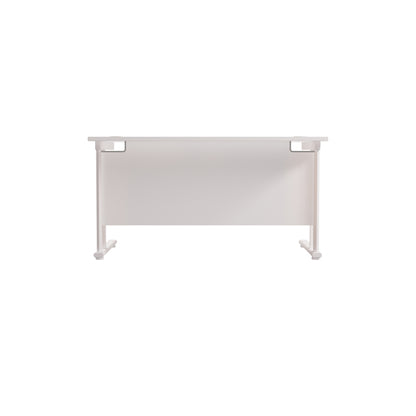 Twin Upright Rectangular Desk: 800mm Deep (FSC)