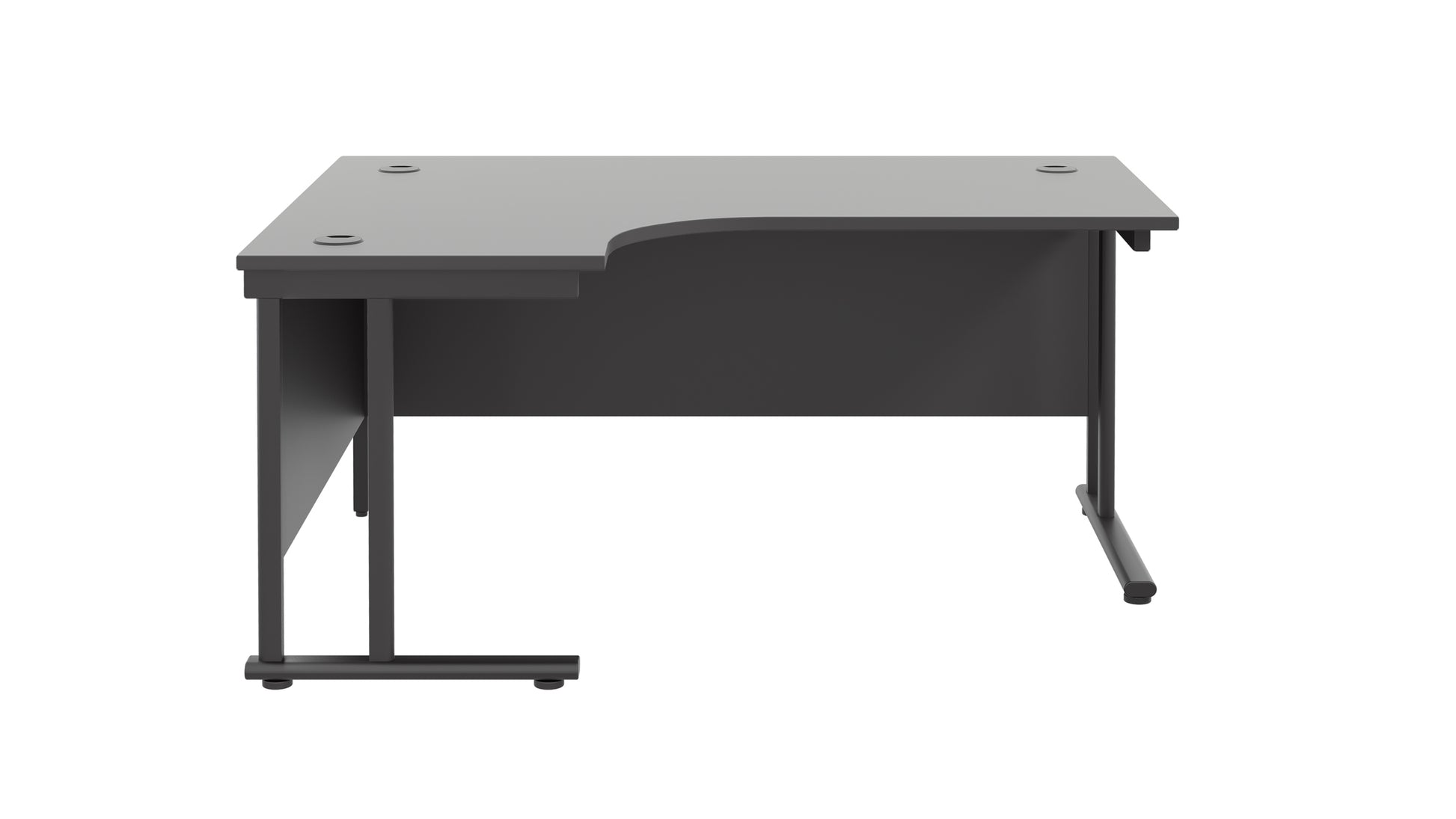 Twin Upright Left Hand Radial Desk (FSC)