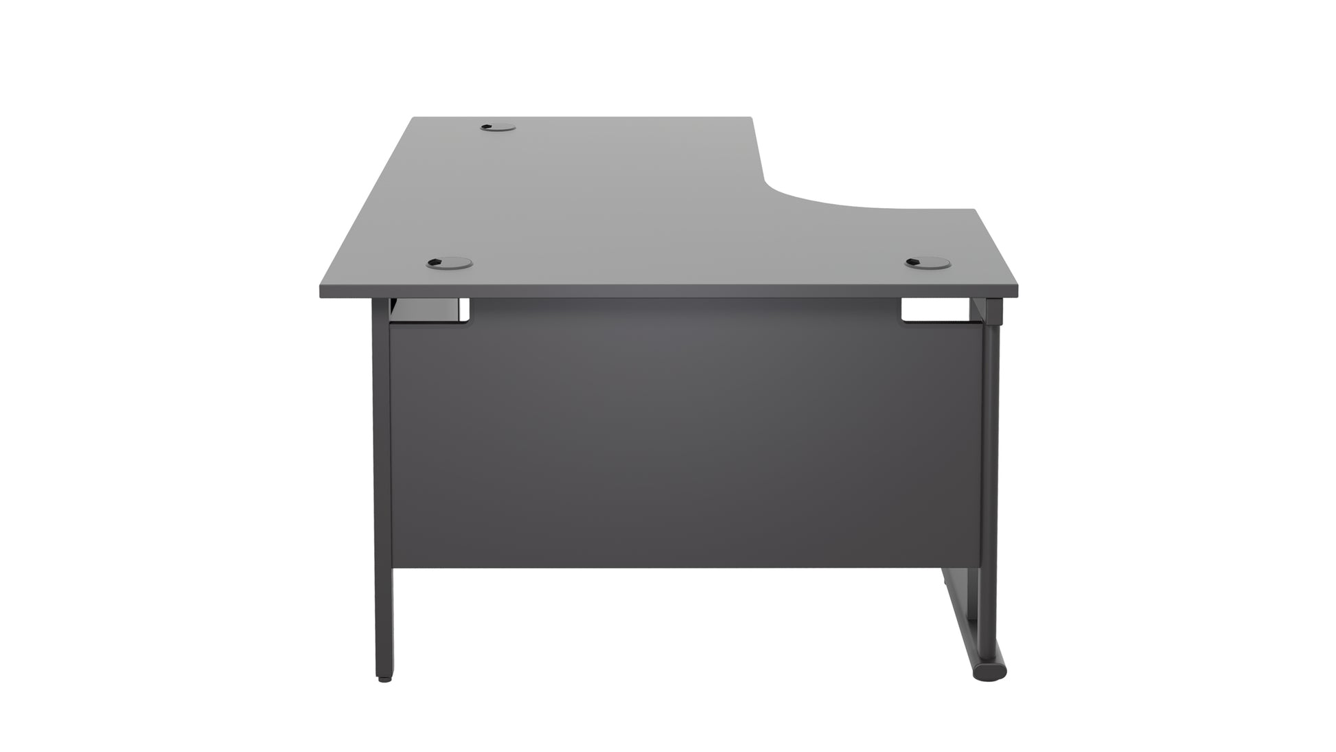 Twin Upright Left Hand Radial Desk (FSC)