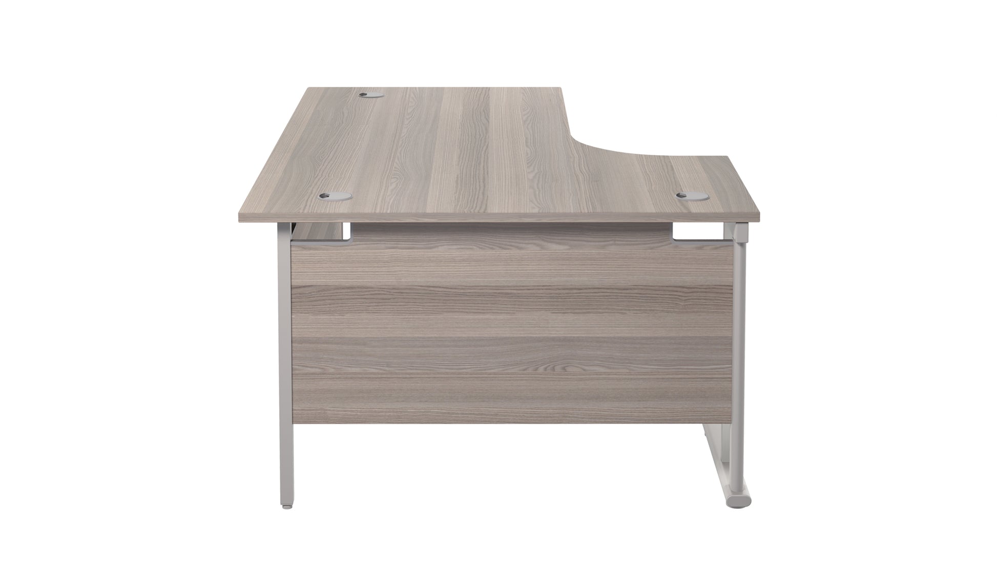 Twin Upright Left Hand Radial Desk (FSC)