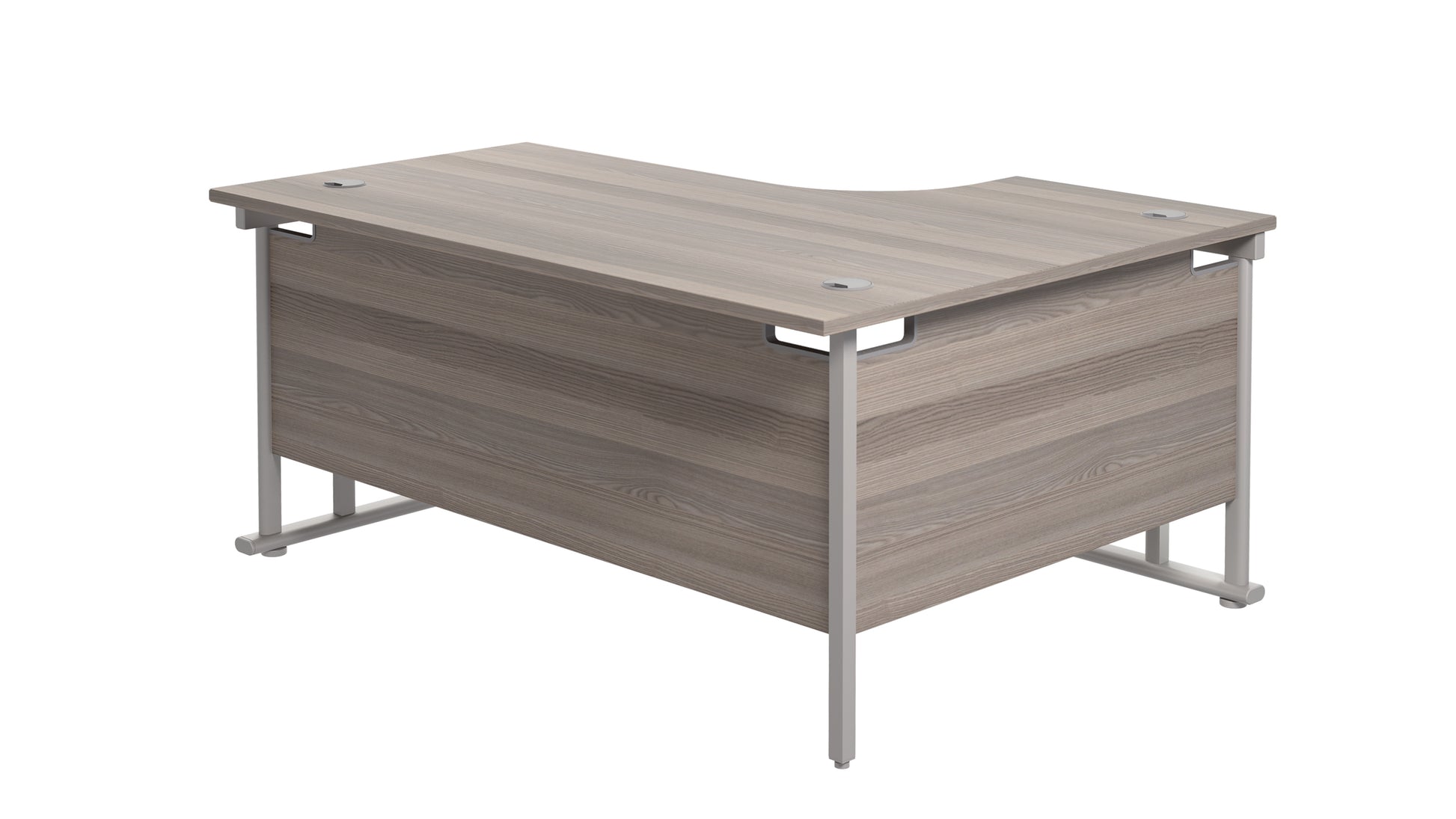 Twin Upright Left Hand Radial Desk (FSC)