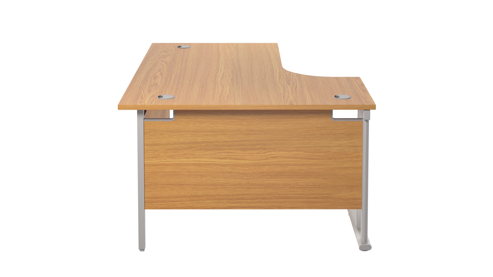 Twin Upright Left Hand Radial Desk (FSC)