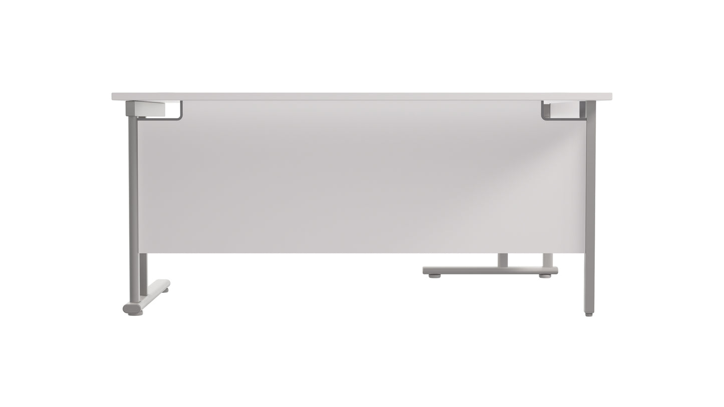 Twin Upright Left Hand Radial Desk (FSC)