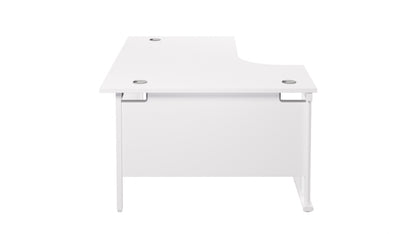 Twin Upright Left Hand Radial Desk (FSC)