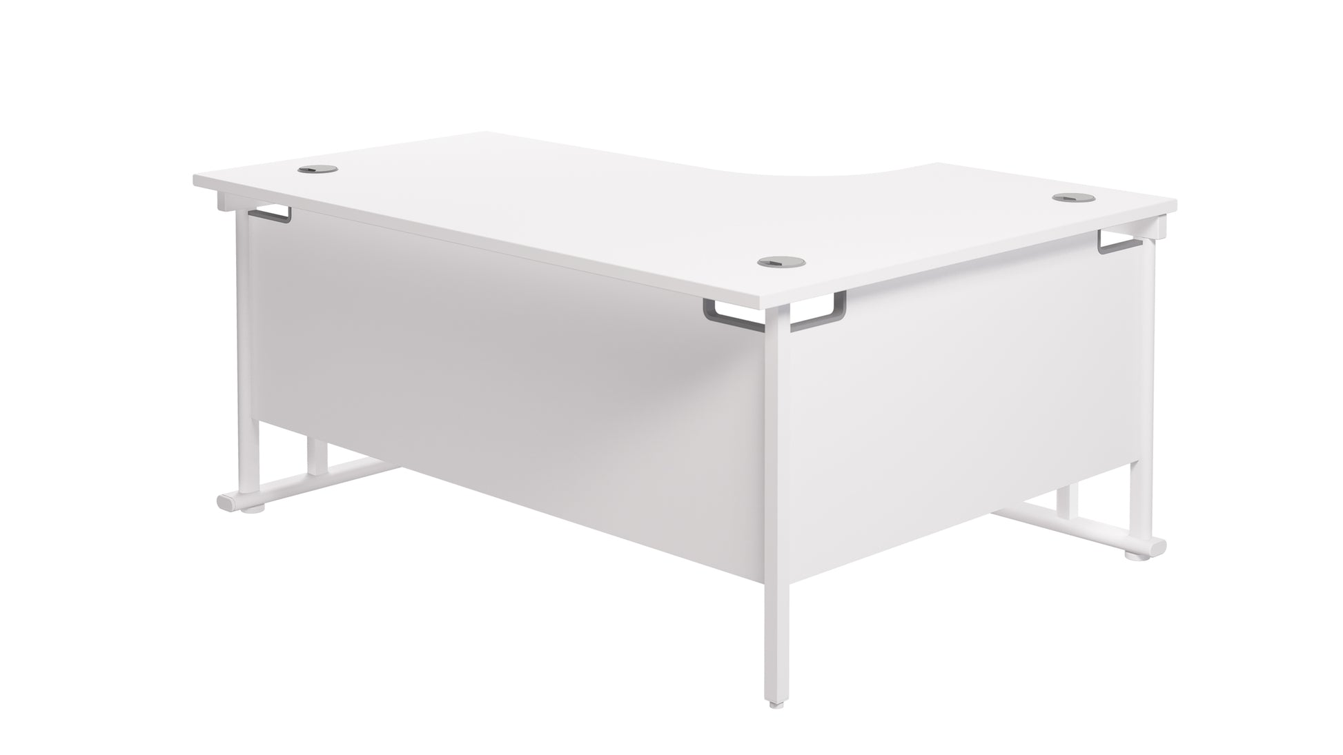 Twin Upright Left Hand Radial Desk (FSC)