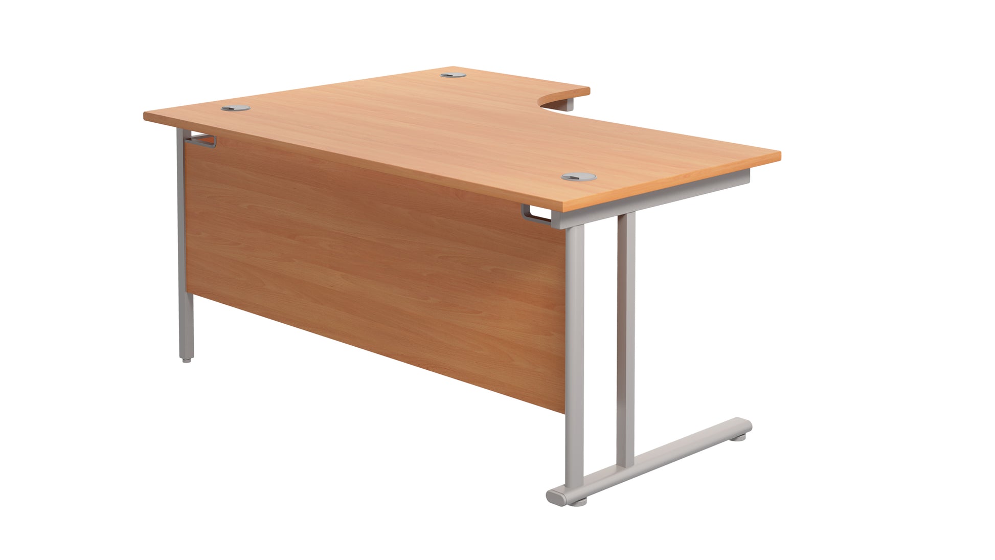 Twin Upright Right Hand Radial Desk (FSC)