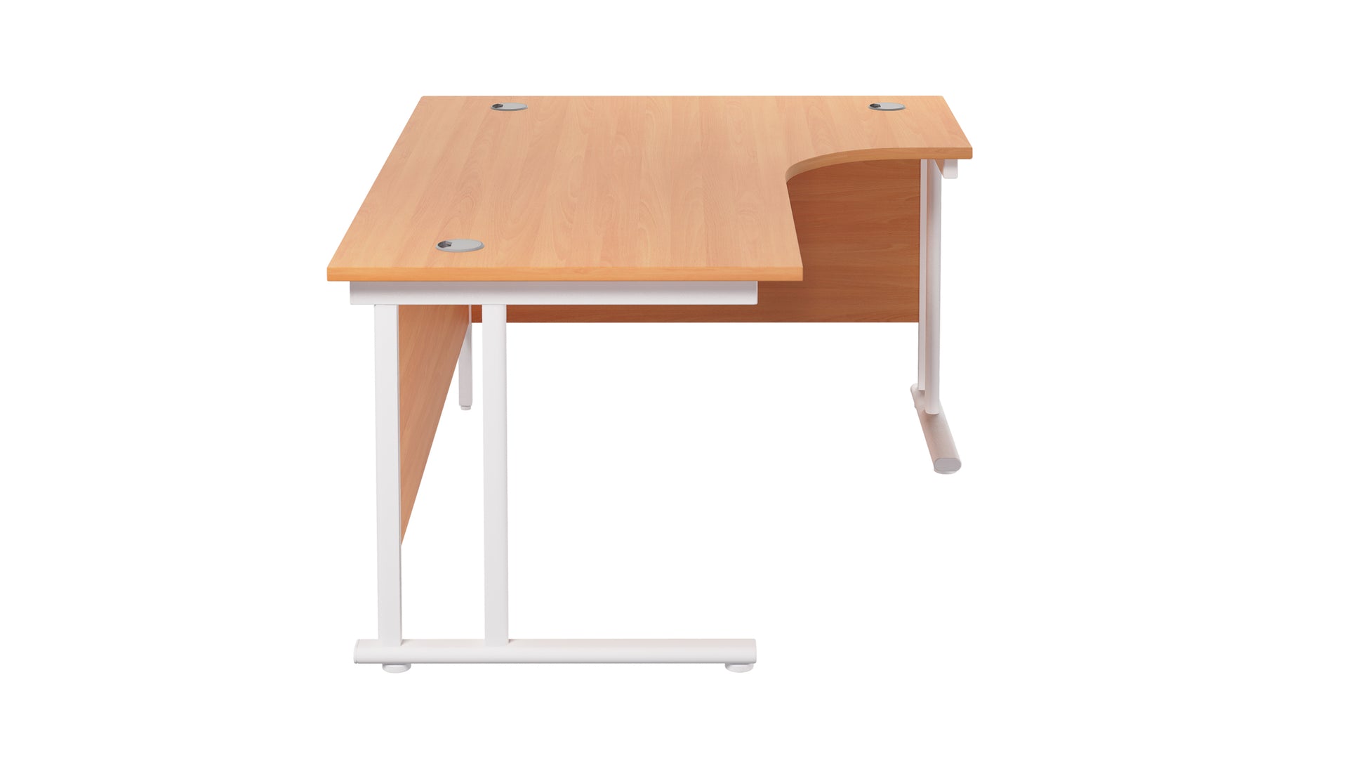 Twin Upright Right Hand Radial Desk (FSC)