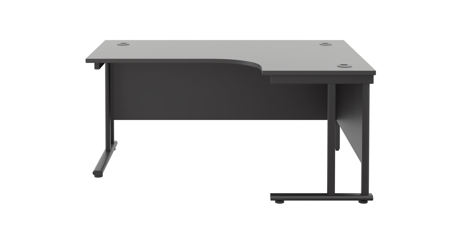 Twin Upright Right Hand Radial Desk (FSC)