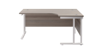 Twin Upright Right Hand Radial Desk (FSC)