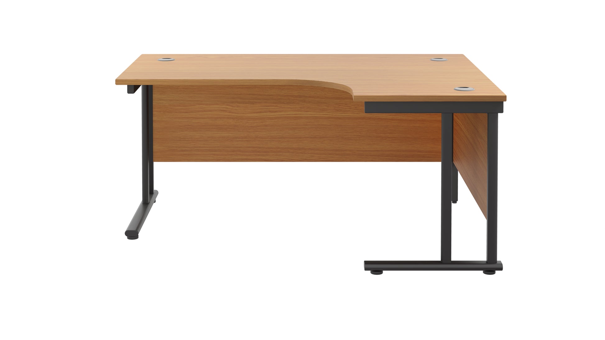 Twin Upright Right Hand Radial Desk (FSC)