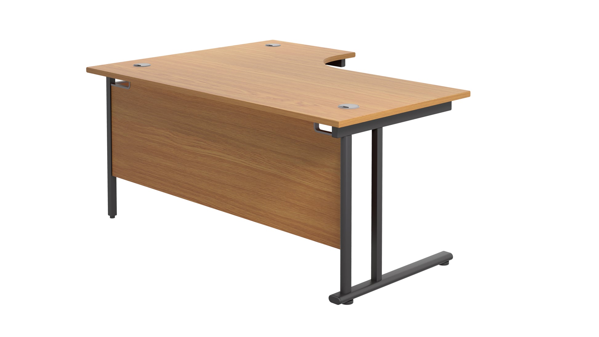 Twin Upright Right Hand Radial Desk (FSC)