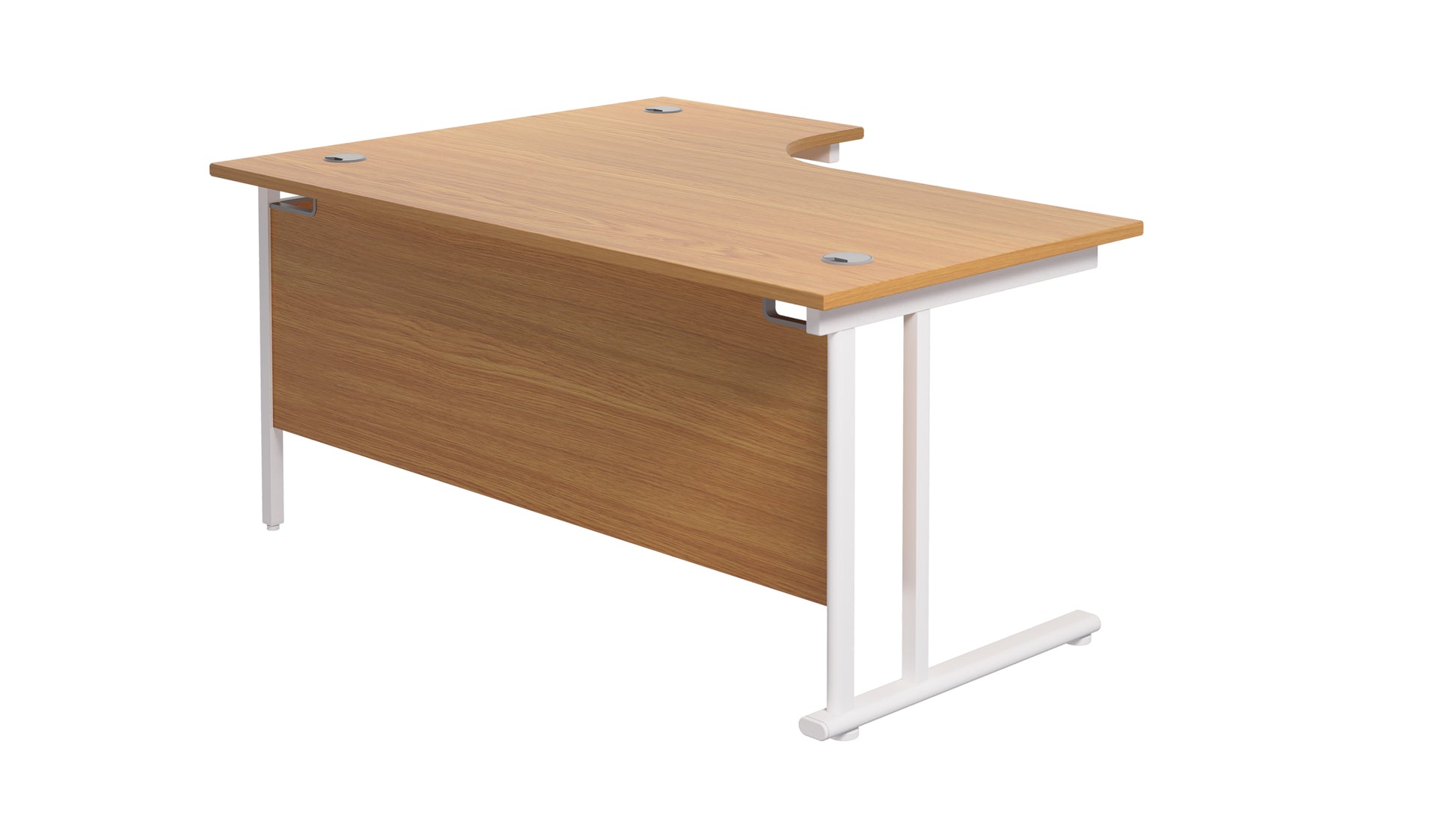 Twin Upright Right Hand Radial Desk (FSC)