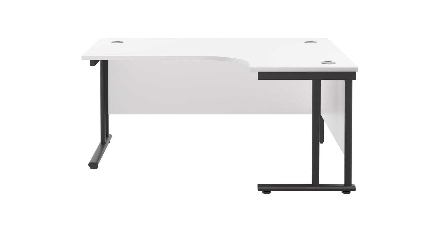 Twin Upright Right Hand Radial Desk (FSC)