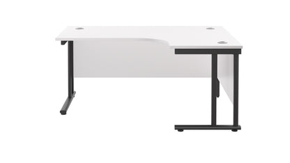Twin Upright Right Hand Radial Desk (FSC)