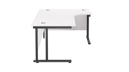 Twin Upright Right Hand Radial Desk (FSC)