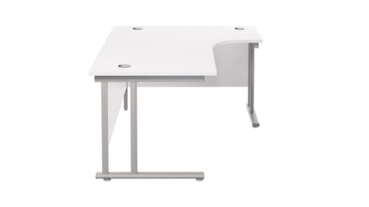 Twin Upright Right Hand Radial Desk (FSC)