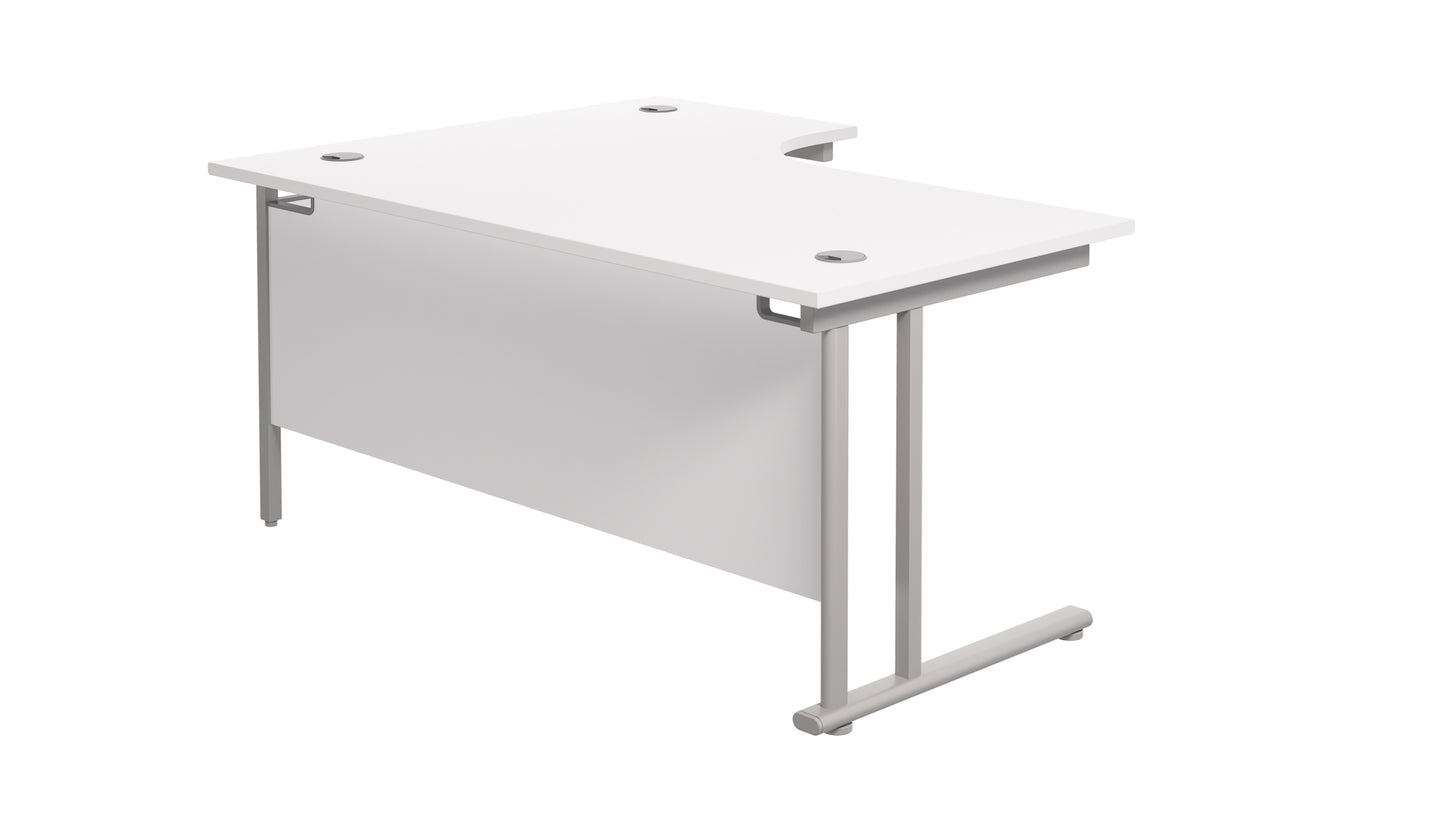 Twin Upright Right Hand Radial Desk (FSC)