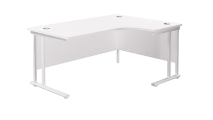Aztec|Twin Upright|Right Hand|Radial Desk|1600x1200|White-White
