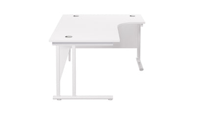Twin Upright Right Hand Radial Desk (FSC)