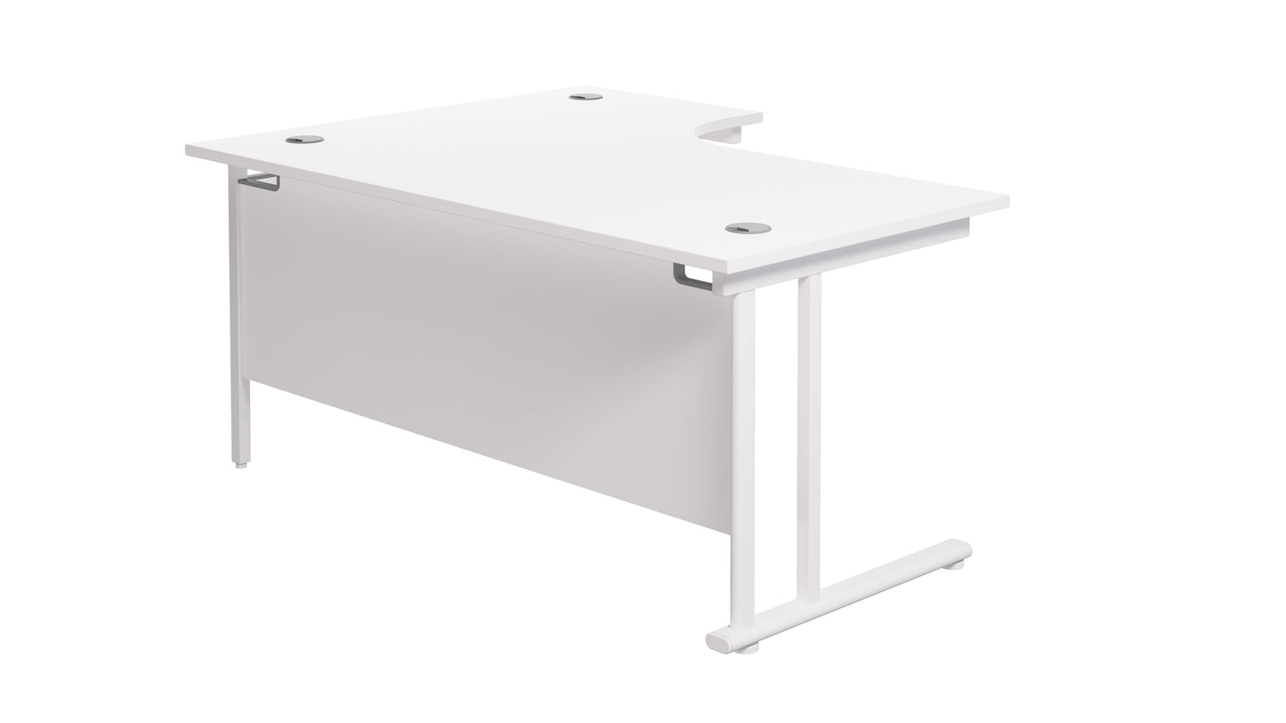 Twin Upright Right Hand Radial Desk (FSC)