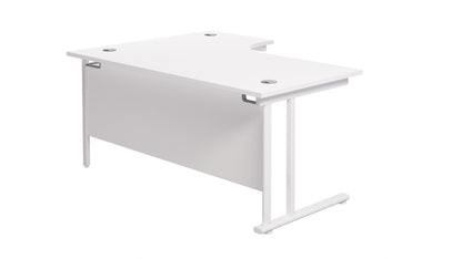 Twin Upright Right Hand Radial Desk (FSC)