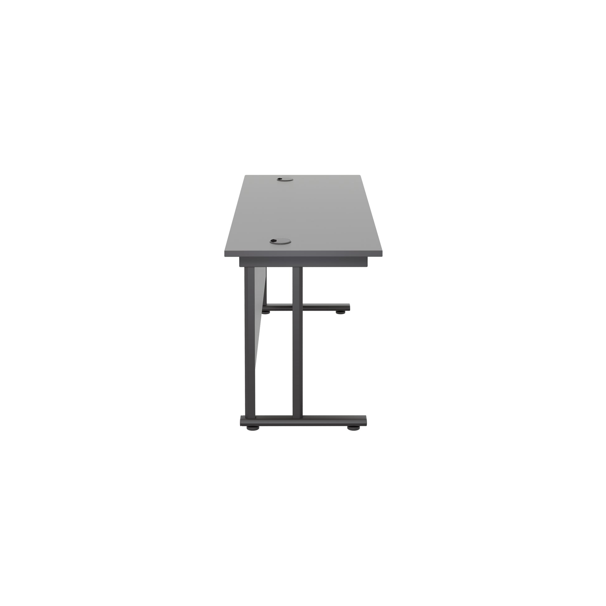 Twin Upright Rectangular Desk: 600mm Deep (FSC)
