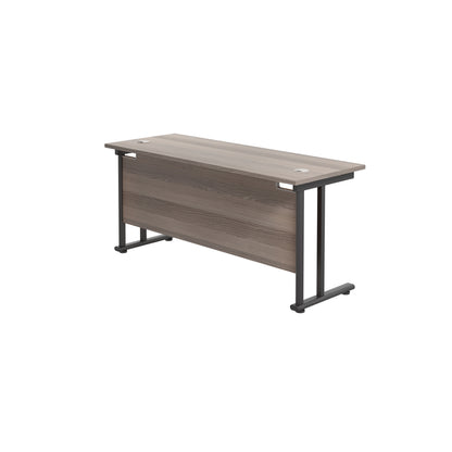 Twin Upright Rectangular Desk: 600mm Deep (FSC)