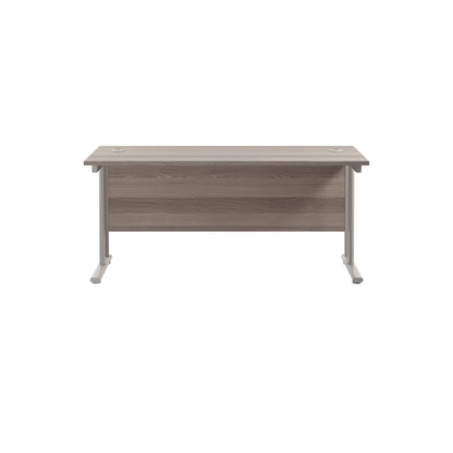 Twin Upright Rectangular Desk: 600mm Deep (FSC)
