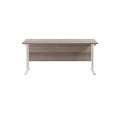 Twin Upright Rectangular Desk: 600mm Deep (FSC)