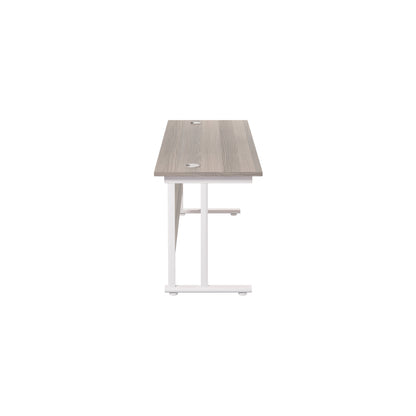 Twin Upright Rectangular Desk: 600mm Deep (FSC)
