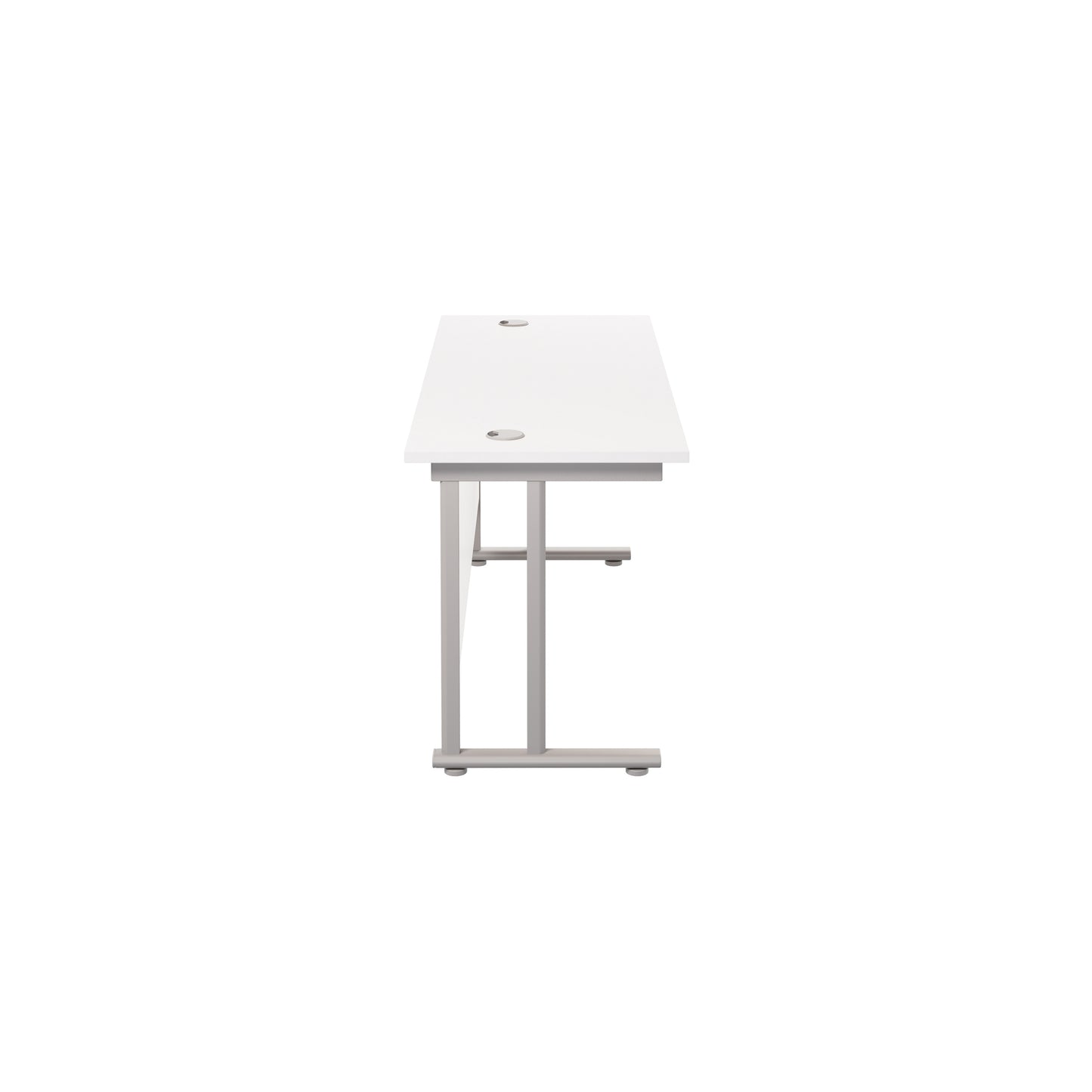 Twin Upright Rectangular Desk: 600mm Deep (FSC)