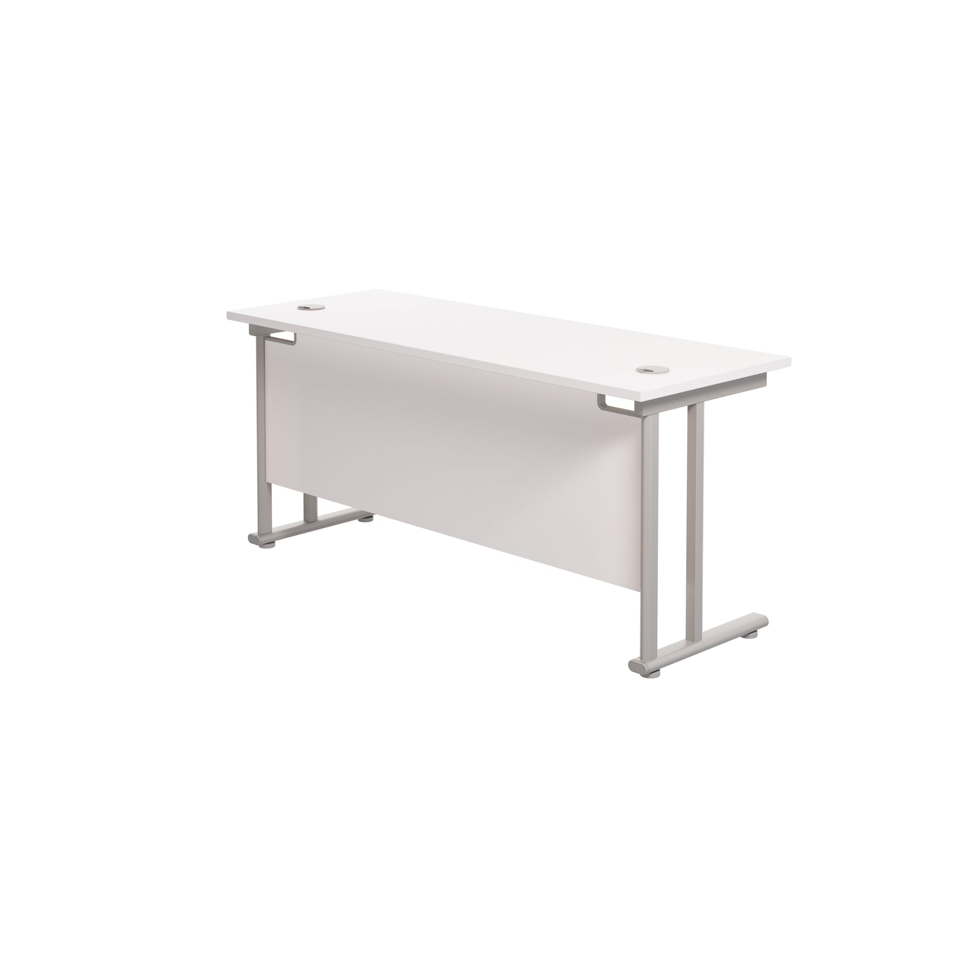 Twin Upright Rectangular Desk: 600mm Deep (FSC)
