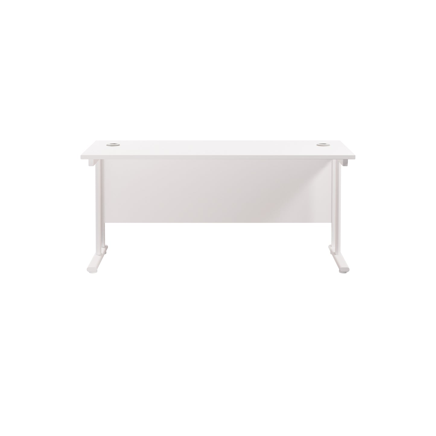 Aztec|Twin Upright|Rectangula| Desk|1600x600|White-White