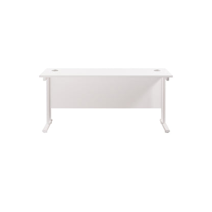 Aztec|Twin Upright|Rectangula| Desk|1600x600|White-White