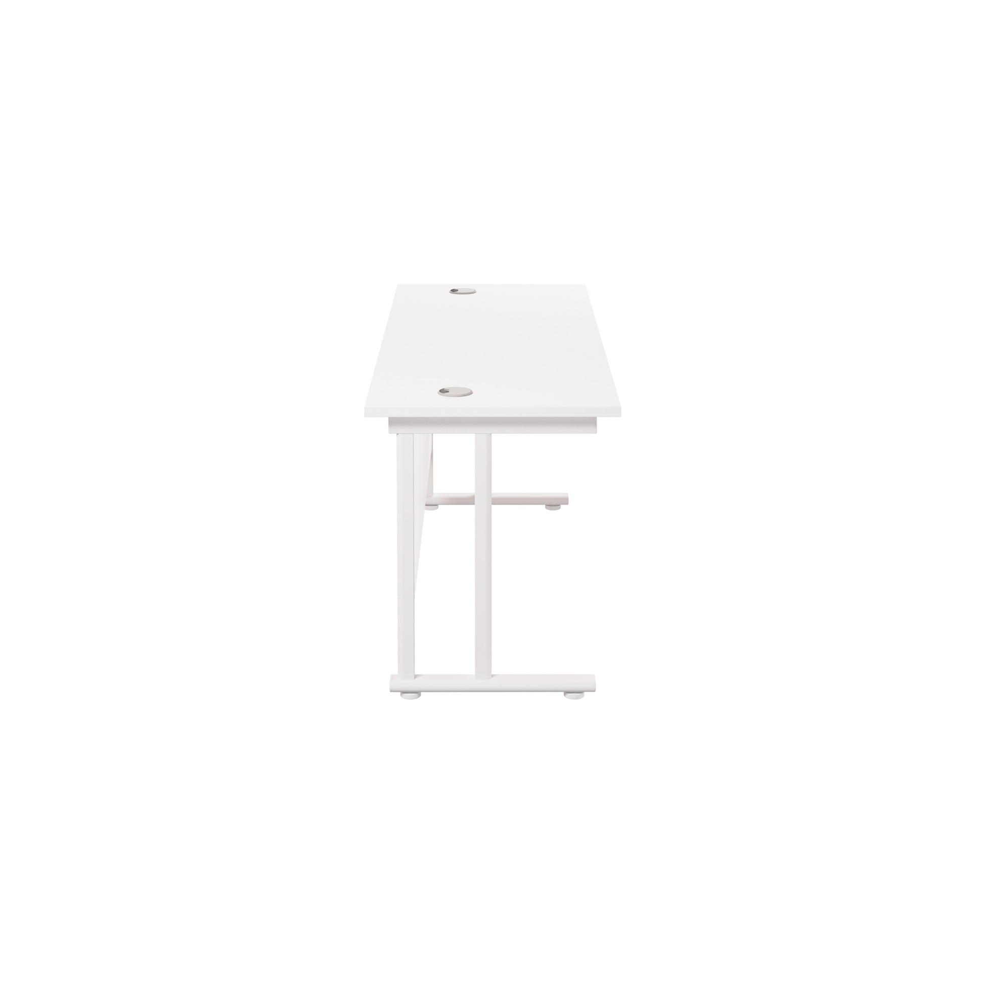 Twin Upright Rectangular Desk: 600mm Deep (FSC)