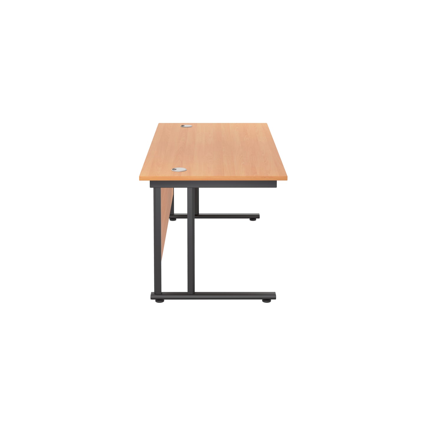 Twin Upright Rectangular Desk: 800mm Deep (FSC)