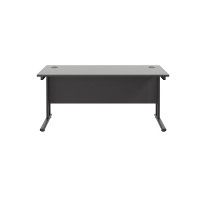 Twin Upright Rectangular Desk: 800mm Deep (FSC)