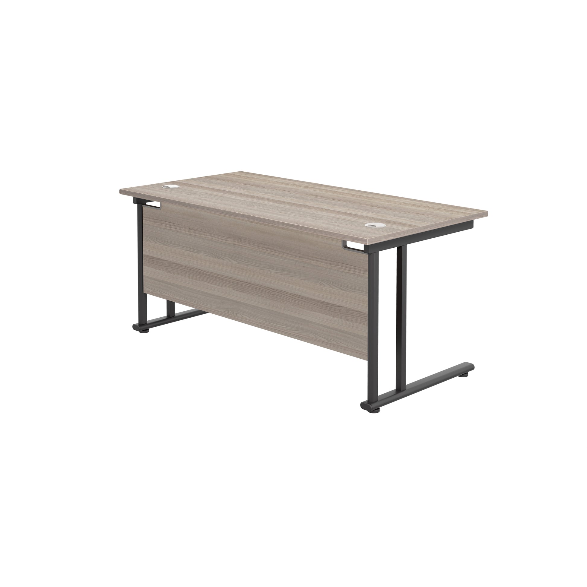 Twin Upright Rectangular Desk: 800mm Deep (FSC)