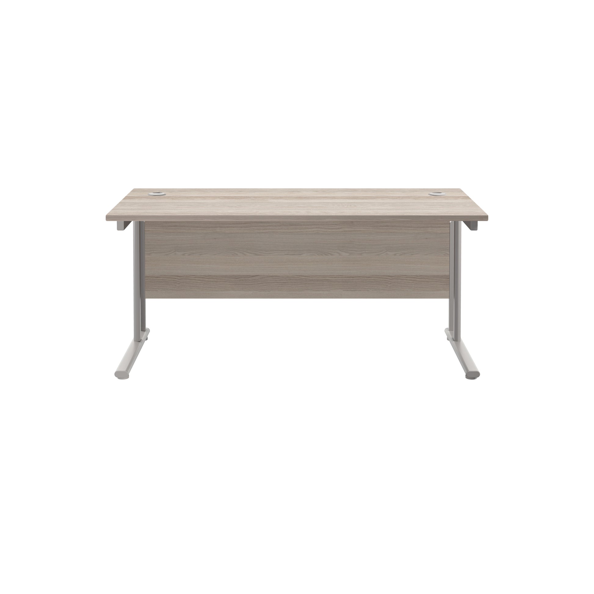 Twin Upright Rectangular Desk: 800mm Deep (FSC)