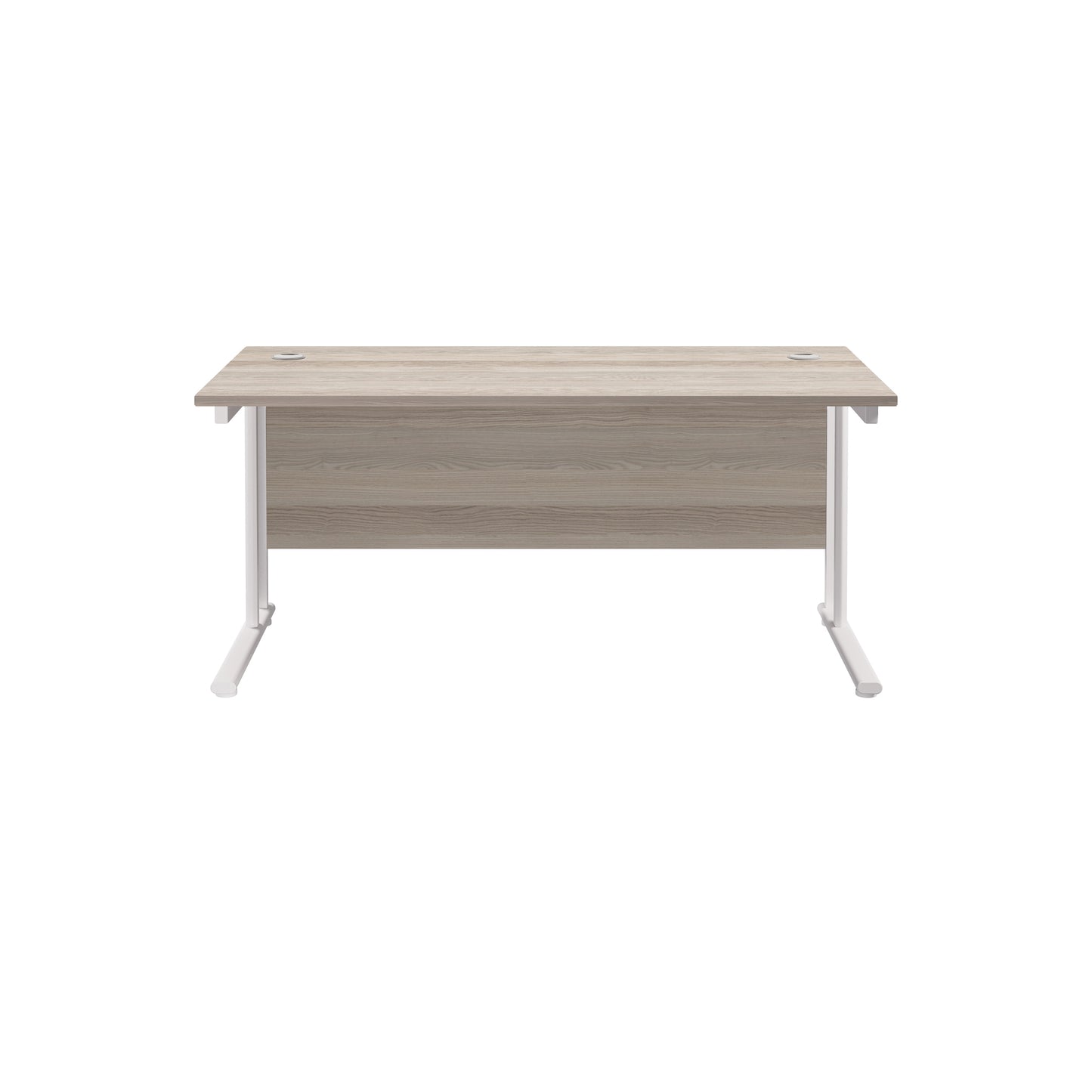 Twin Upright Rectangular Desk: 800mm Deep (FSC)