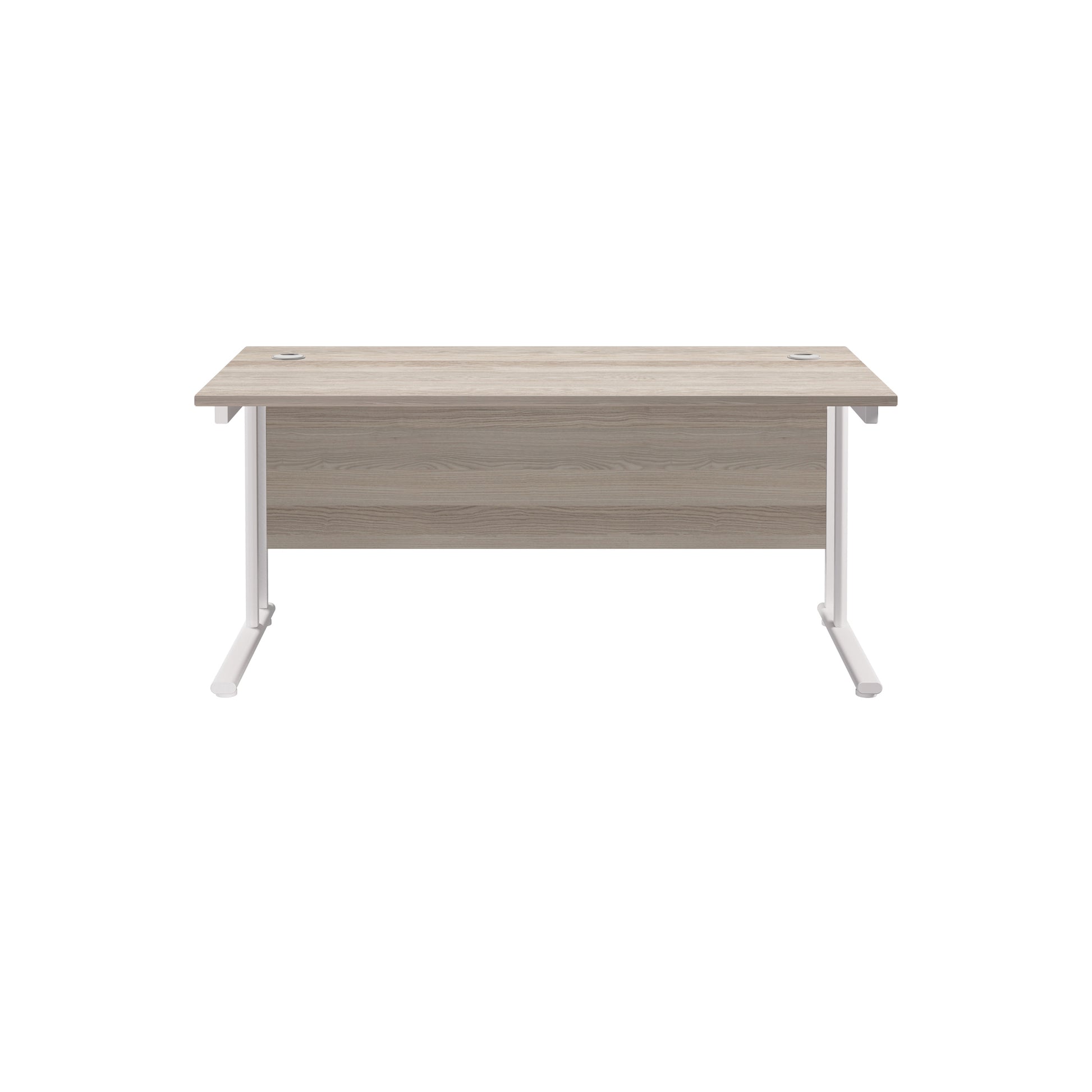 Twin Upright Rectangular Desk: 800mm Deep (FSC)