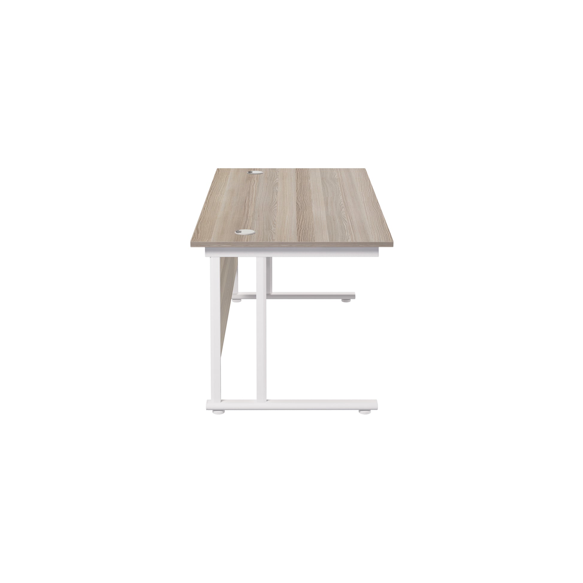 Twin Upright Rectangular Desk: 800mm Deep (FSC)